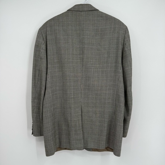 Lauren Ralph Lauren Men's black houndstooth silk Wool Sport Blazer Size 42 R - Picture 9 of 11